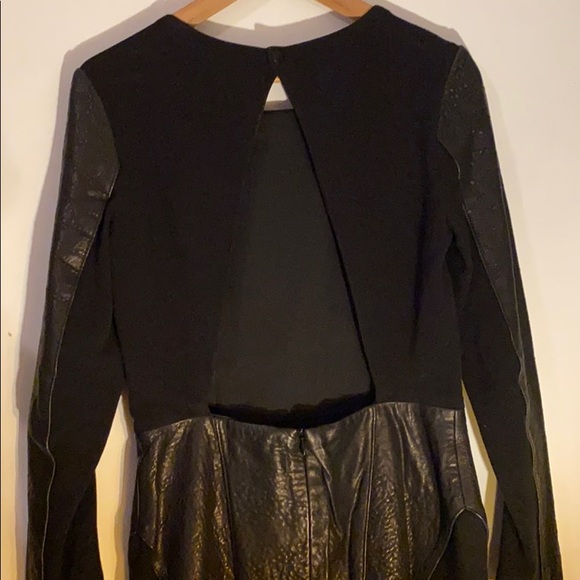 Dolce Vita Black Leather Knee High Dress - Picture 3 of 5